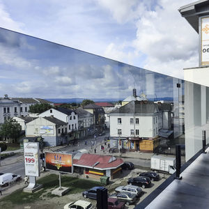 glass railing