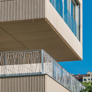 strip façade cladding