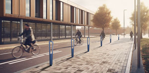 galvanised steel bollard 1