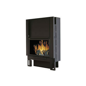 closed wood hearth