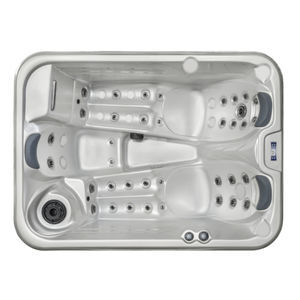 built-in hot tub