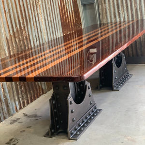 industrial design dining table