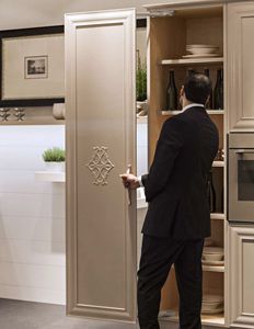 wooden closet door