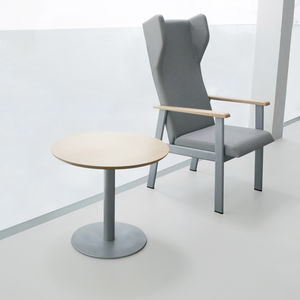 contemporary pedestal table