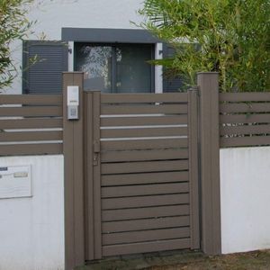aluminum garden gate 1