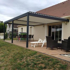 wall-mounted pergola