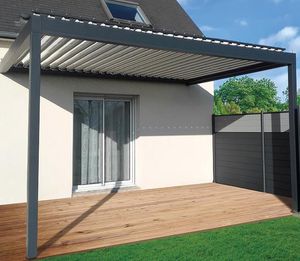 wall-mounted pergola