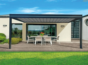wall-mounted pergola