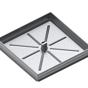 galvanised steel manhole cover