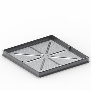 galvanised steel manhole cover