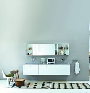 double washbasin cabinet