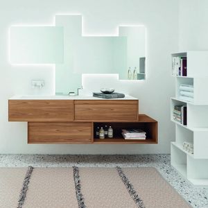 double washbasin cabinet