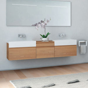 double washbasin cabinet