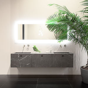 double washbasin cabinet