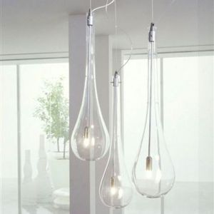 pendant lamp / contemporary / glass / for mirrors
