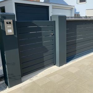 aluminum garden gate