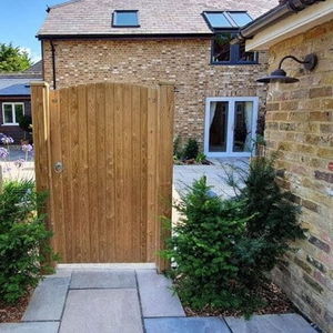 wooden garden gate 1