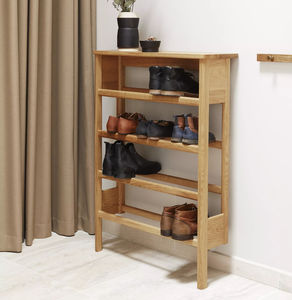 contemporary shoe rack