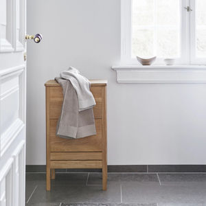 oak laundry basket