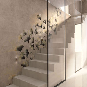 gold-laminated wallpaper