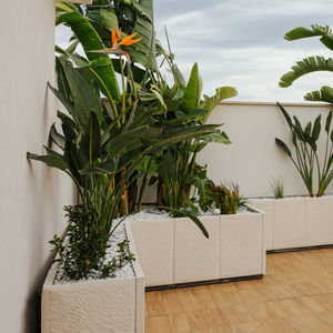 engineered stone planter