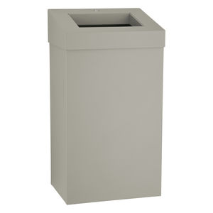 stainless steel trash can