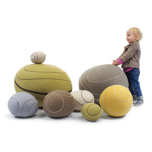 contemporary pouf