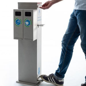 floor-standing disinfectant dispenser