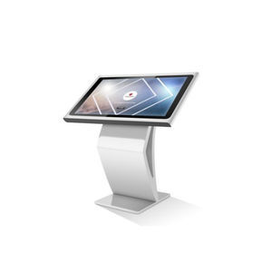 interactive kiosk with touchscreen