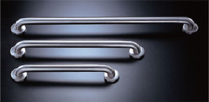brushed stainless steel grab bar