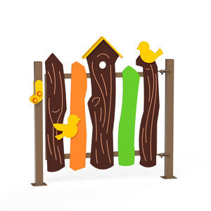 play fence with panels