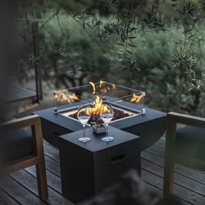 wood-burning fire pit