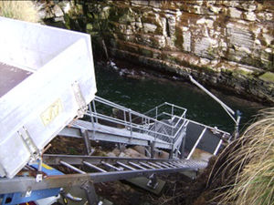 freight elevator for marine applications