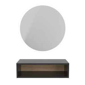 wall-mounted mirror