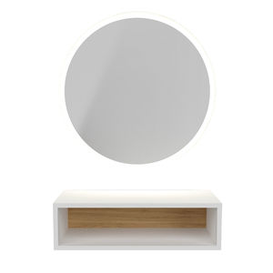 wall-mounted mirror