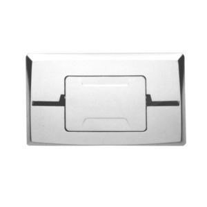 double toilet flush plate