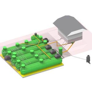 roto-molded domestic wastewater treatment plant 1