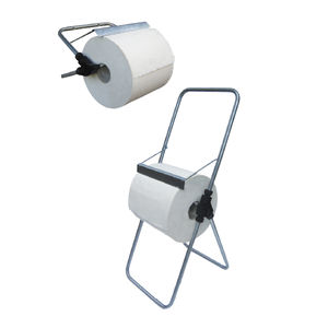 floor-mounted toilet roll holder