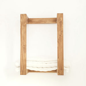 shelf towel rack