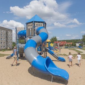 metal play tower