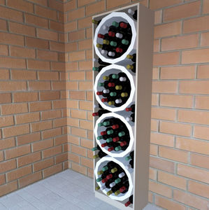 wooden bottle rack