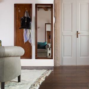wall-mounted mirror