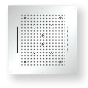 built-in shower head