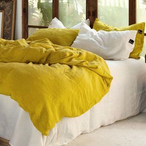 linen quilt cover