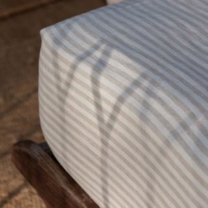 linen bed sheet