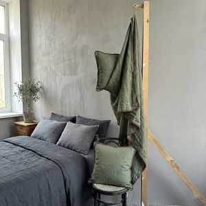 linen throw blanket
