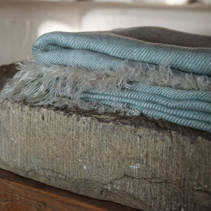 linen throw blanket