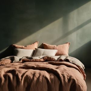 linen quilt cover