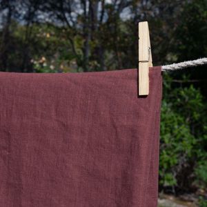 linen bed sheet