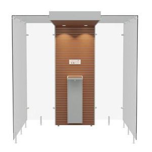 smoking cabin with filter